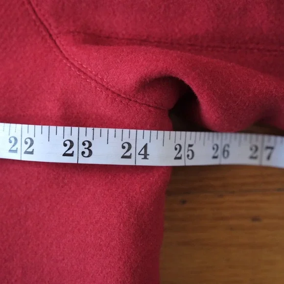 Amiri Forever Wool Bomber Jacket Red Military Forever Patch Rockstar XL College - Picture 6 of 8